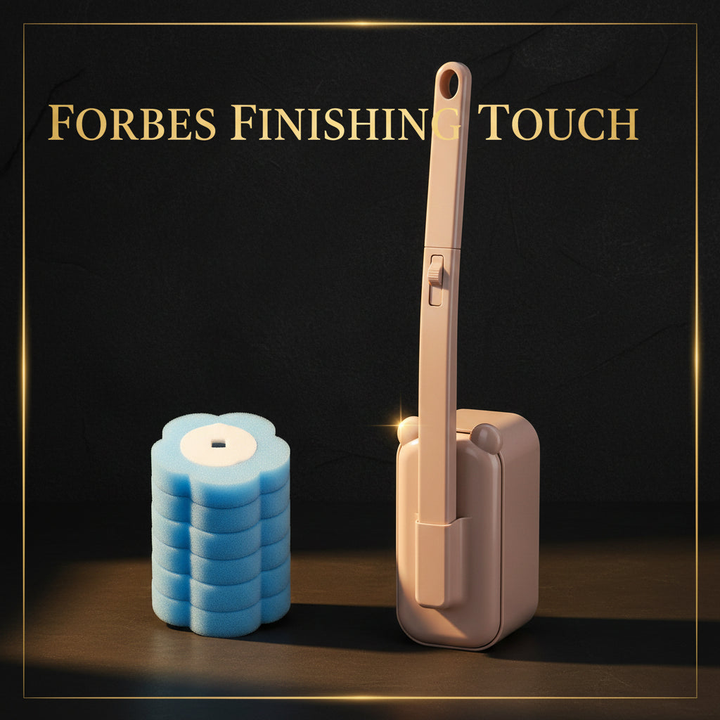 360° Wall - Mount Toilet Brush Set - FORBES FINISHING TOUCH