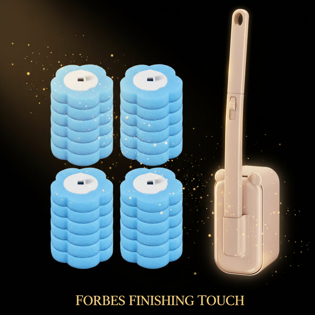 360° Wall - Mount Toilet Brush Set - FORBES FINISHING TOUCH