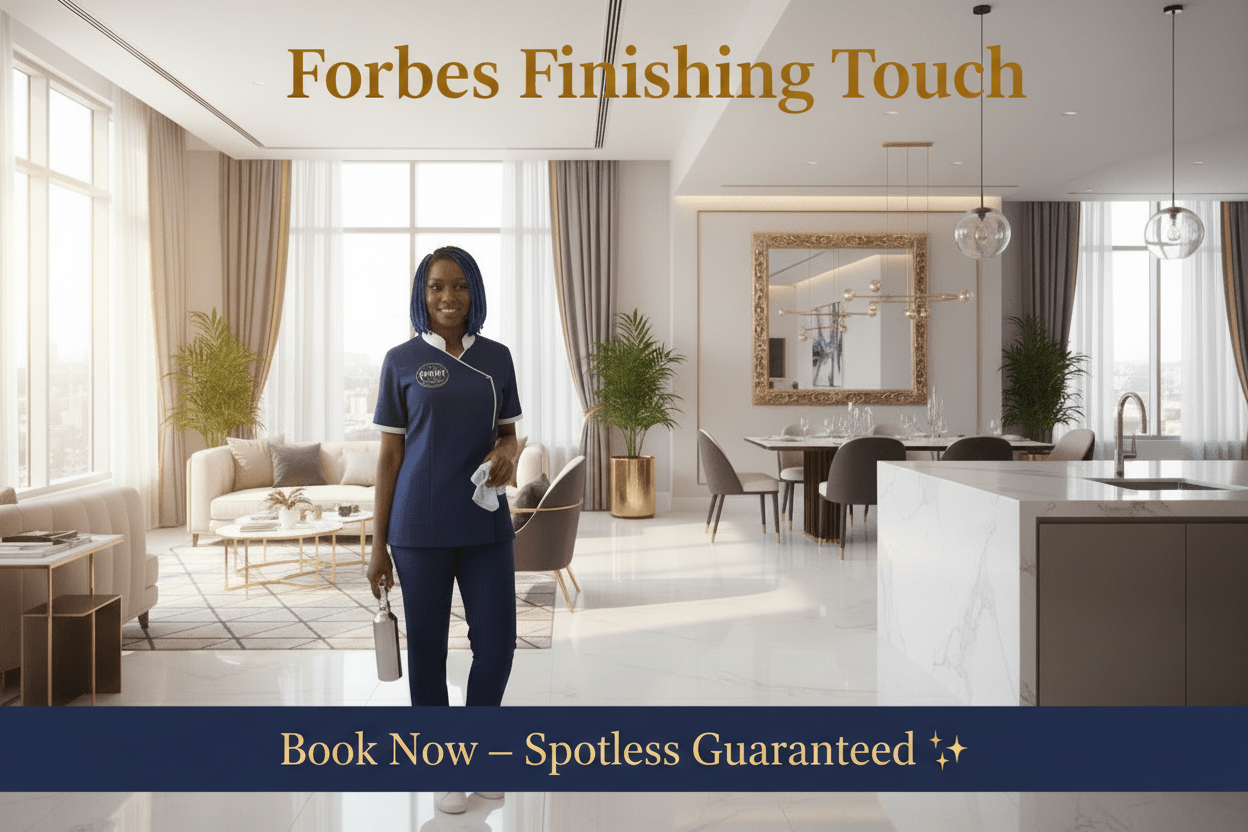 Housekeeping Service Fee – 2 Bedroom Home or Apartment - FORBES FINISHING TOUCH